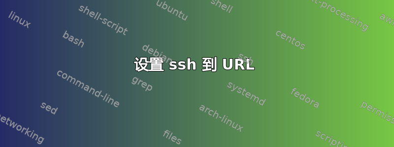 设置 ssh 到 URL