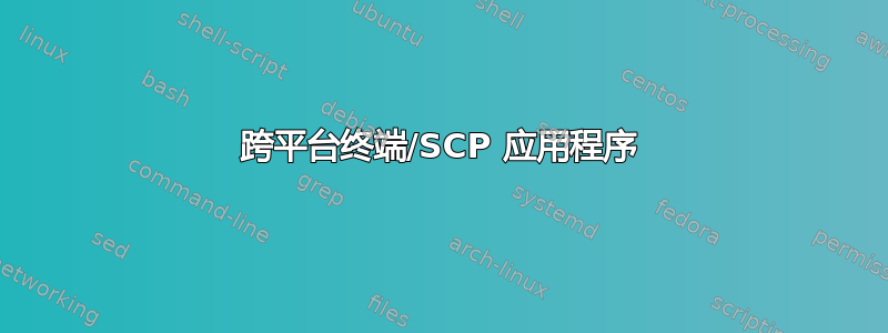 跨平台终端/SCP 应用程序