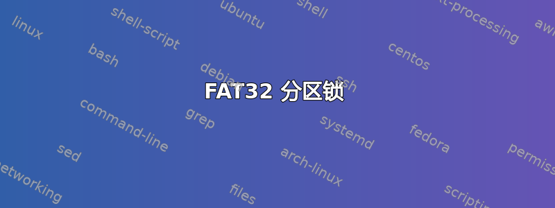 FAT32 分区锁