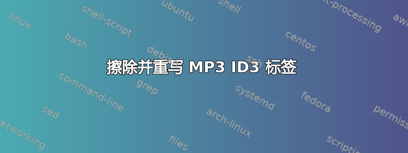 擦除并重写 MP3 ID3 标签