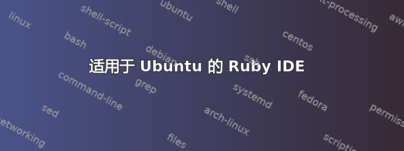 适用于 Ubuntu 的 Ruby IDE 