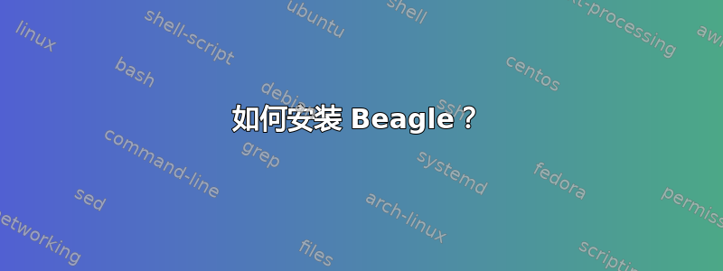 如何安装 Beagle？