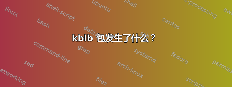 kbib 包发生了什么？