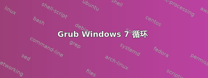 Grub Windows 7 循环