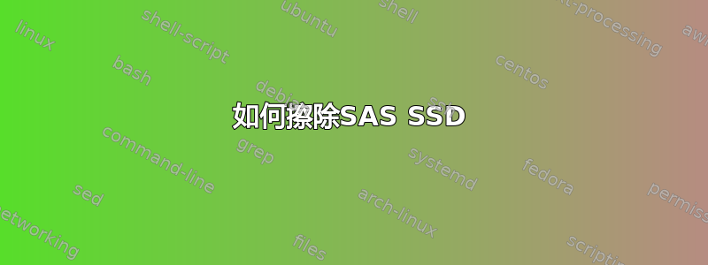 如何擦除SAS SSD