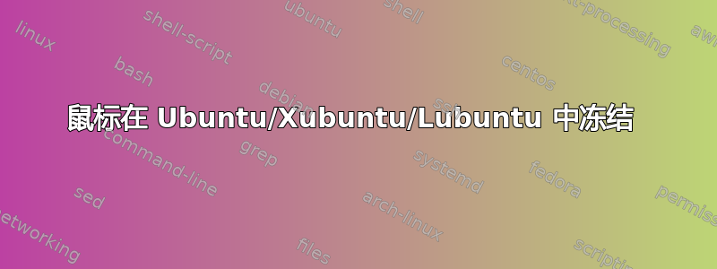 鼠标在 Ubuntu/Xubuntu/Lubuntu 中冻结 