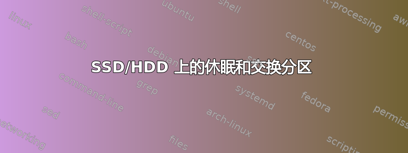 SSD/HDD 上的休眠和交换分区