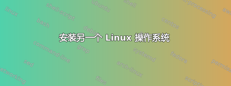 安装另一个 Linux 操作系统