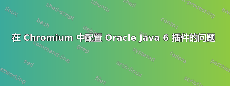 在 Chromium 中配置 Oracle Java 6 插件的问题