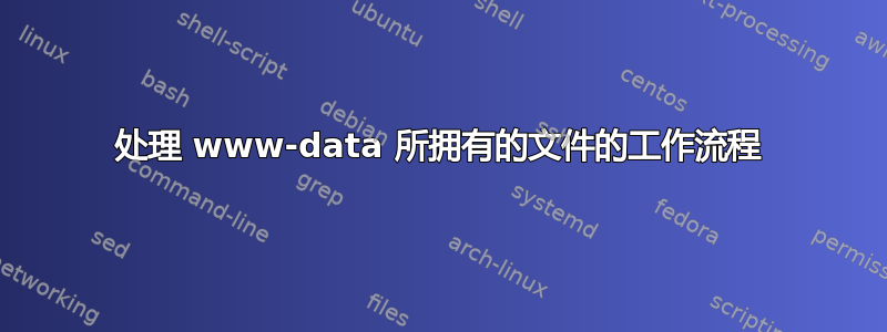 处理 www-data 所拥有的文件的工作流程