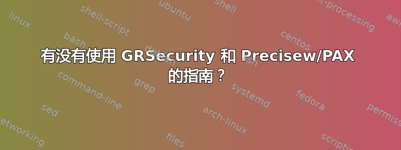 有没有使用 GRSecurity 和 Precisew/PAX 的指南？