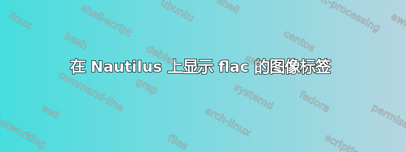 在 Nautilus 上显示 flac 的图像标签