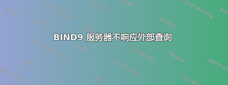 BIND9 服务器不响应外部查询