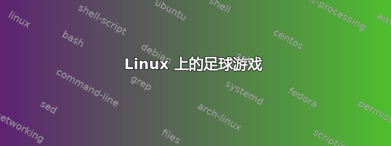 Linux 上的足球游戏