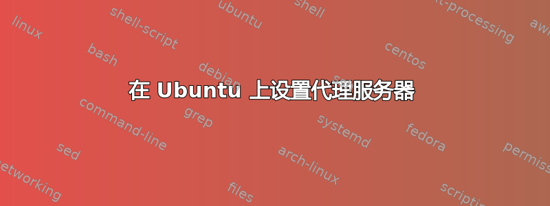 在 Ubuntu 上设置代理服务器