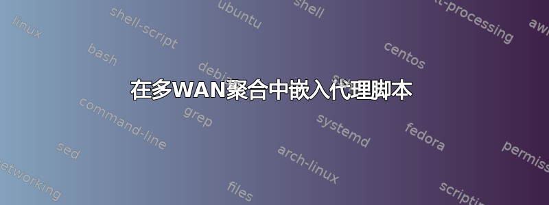 在多WAN聚合中嵌入代理脚本