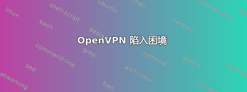 OpenVPN 陷入困境