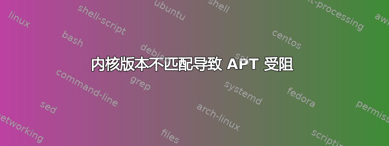 内核版本不匹配导致 APT 受阻