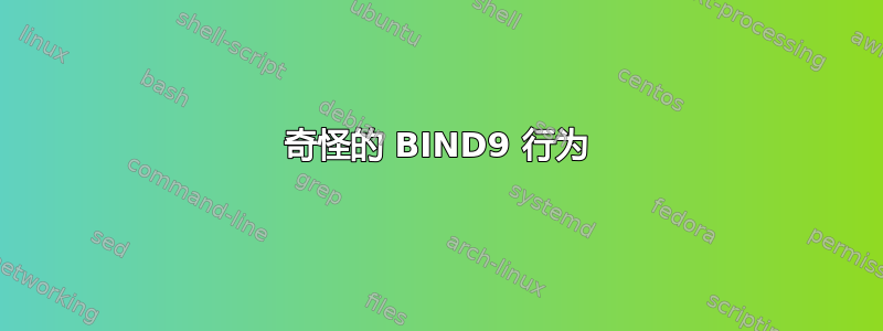 奇怪的 BIND9 行为