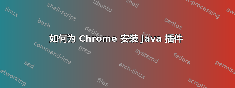 如何为 Chrome 安装 Java 插件