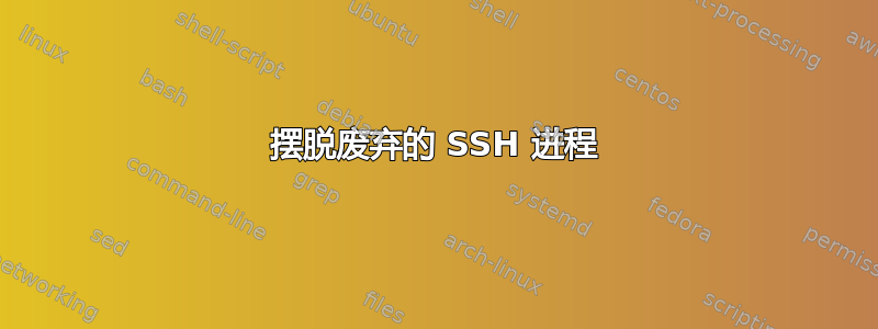 摆脱废弃的 SSH 进程