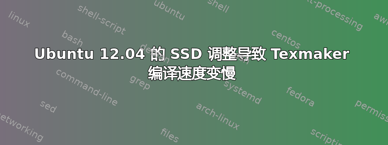 Ubuntu 12.04 的 SSD 调整导致 Texmaker 编译速度变慢