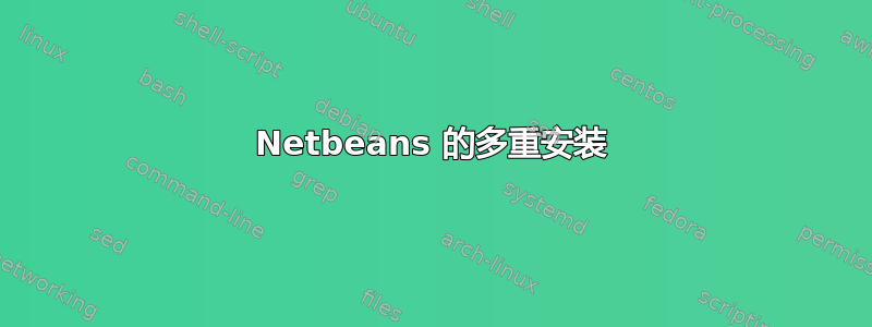 Netbeans 的多重安装