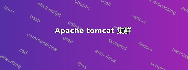 Apache tomcat 集群