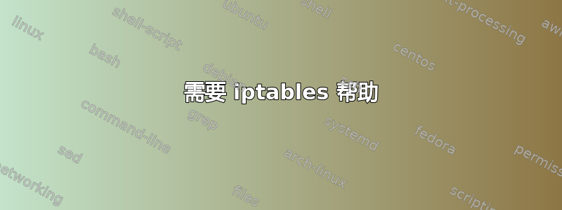 1304 需要 iptables 帮助