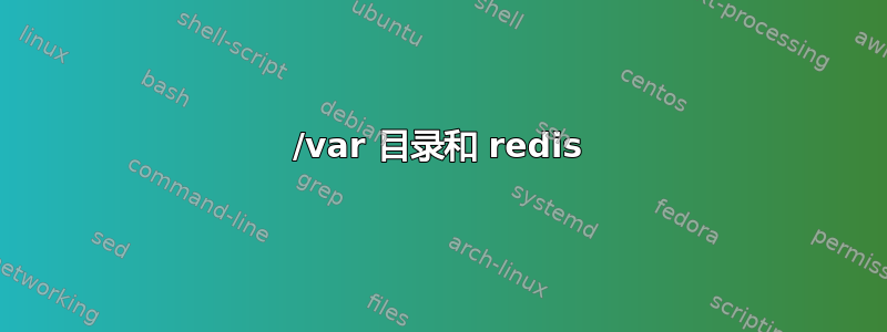 /var 目录和 redis