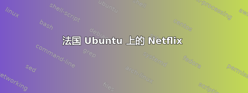 法国 Ubuntu 上的 Netflix