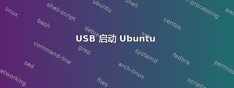 USB 启动 Ubuntu