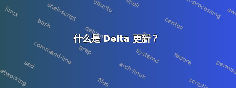 什么是 Delta 更新？