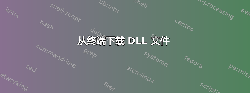 从终端下载 DLL 文件