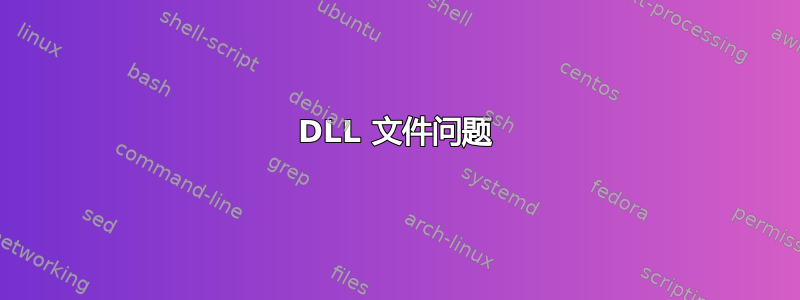 DLL 文件问题