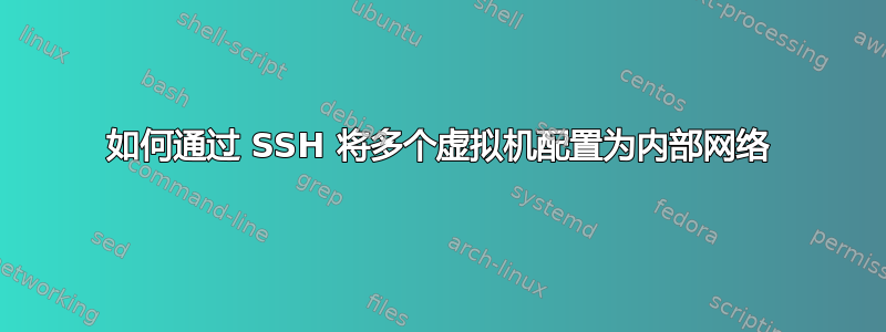 如何通过 SSH 将多个虚拟机配置为内部网络