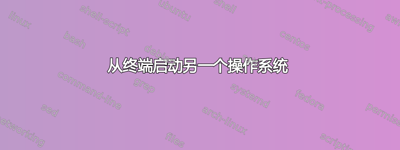 从终端启动另一个操作系统