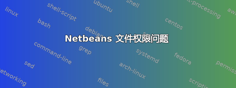 Netbeans 文件权限问题