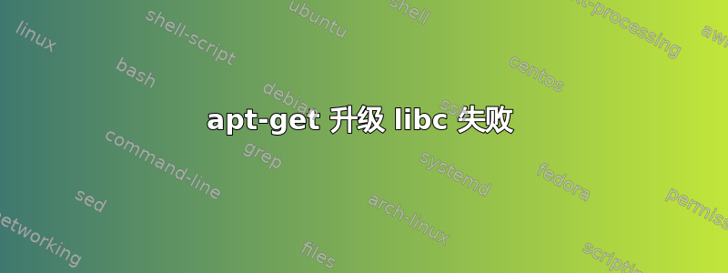 apt-get 升级 libc 失败