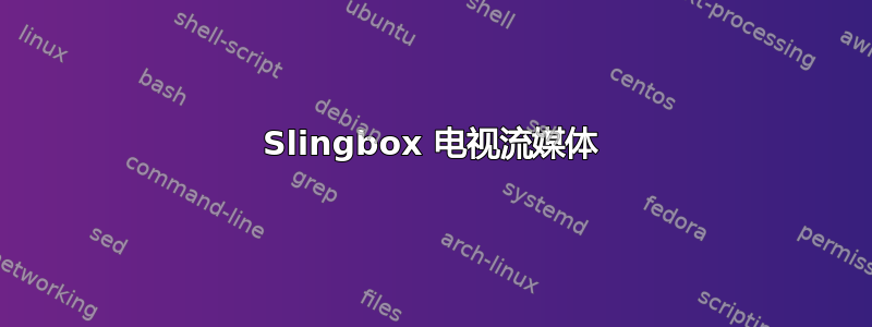 Slingbox 电视流媒体