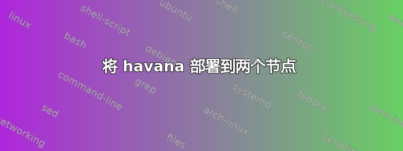 将 havana 部署到两个节点