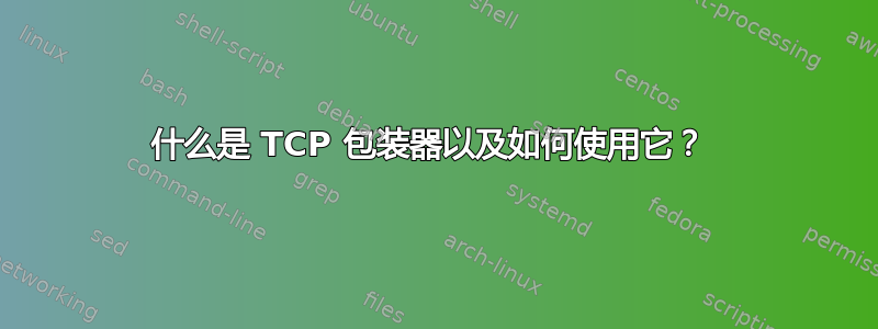 什么是 TCP 包装器以及如何使用它？ 