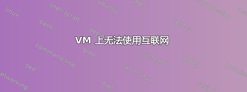 VM 上无法使用互联网