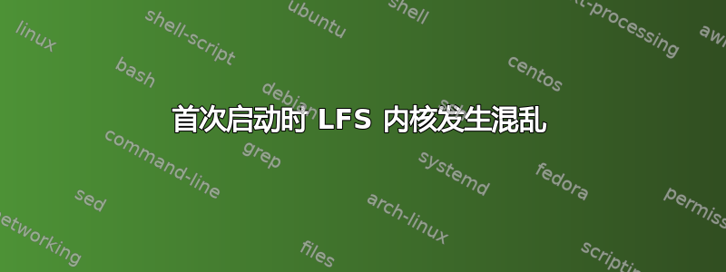 首次启动时 LFS 内核发生混乱