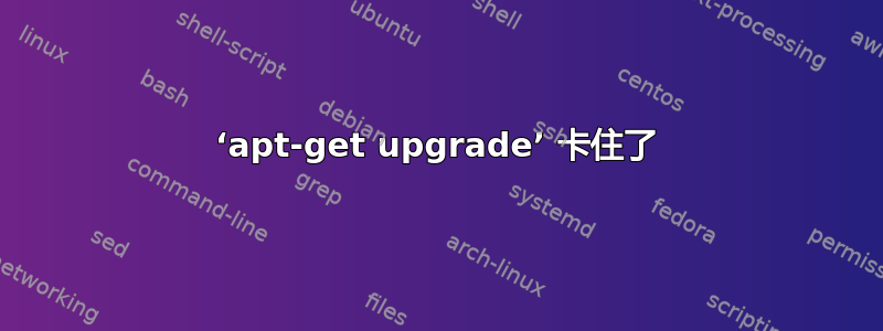 ‘apt-get upgrade’ 卡住了