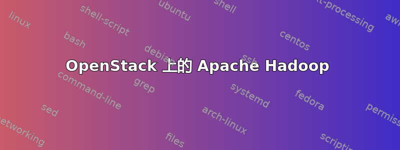 OpenStack 上的 Apache Hadoop