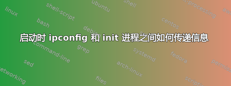 启动时 ipconfig 和 init 进程之间如何传递信息