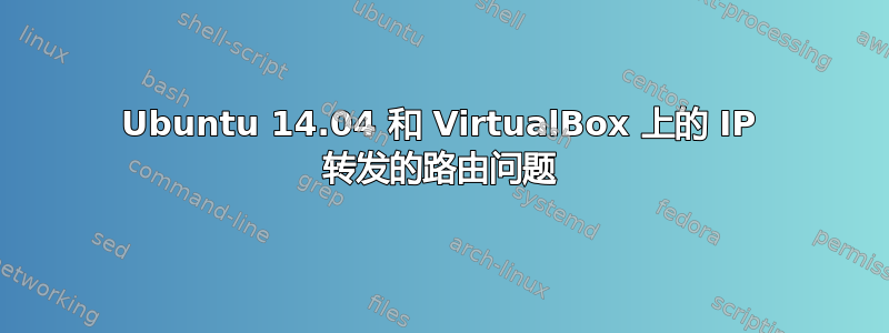 Ubuntu 14.04 和 VirtualBox 上的 IP 转发的路由问题