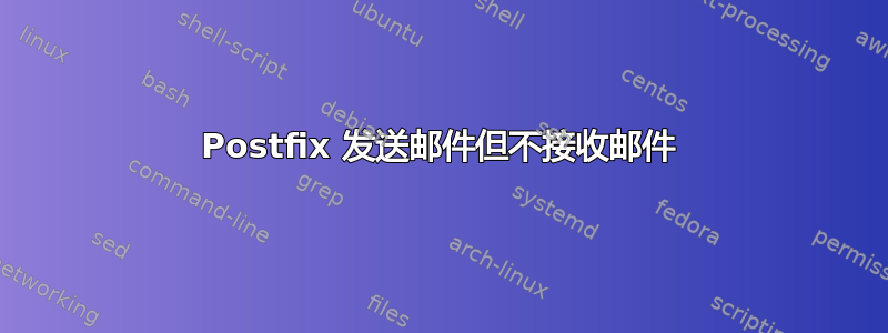 Postfix 发送邮件但不接收邮件