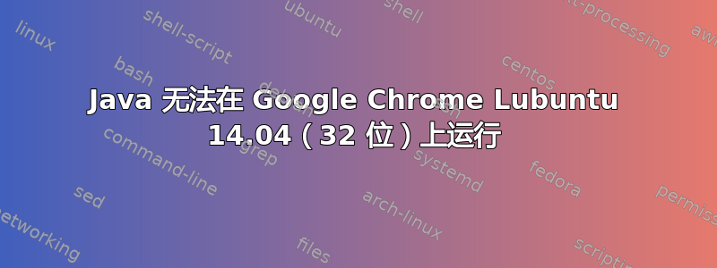 Java 无法在 Google Chrome Lubuntu 14.04（32 位）上运行